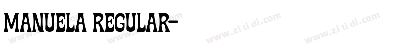 MANUELA Regular字体转换